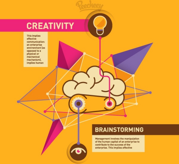 creativity and brainstorming concept