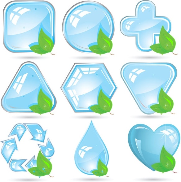 crystal green icon vector