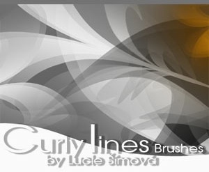 CurlyLines Brushe