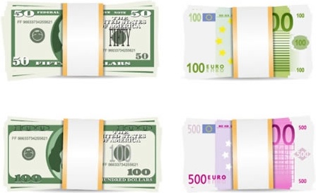 currency euro vector