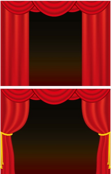 curtain vector