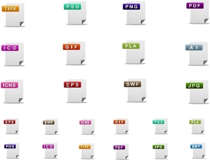 cute file format icons icons pack
