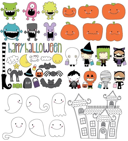 cute_halloween_theme_vector_154060.jpg