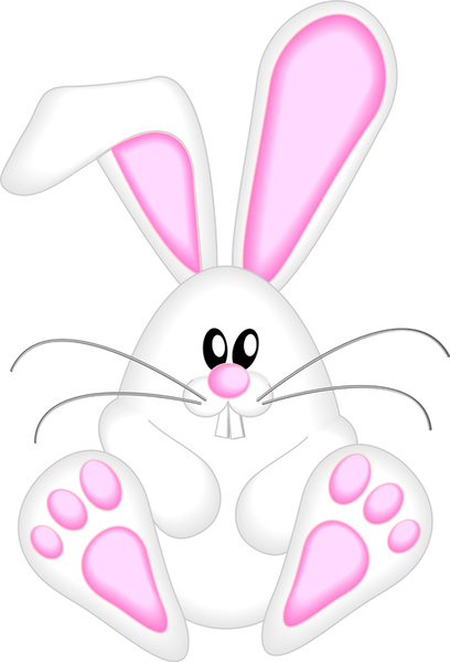 cute rabbits vector elements