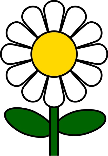 Download Daisy Free vector in Open office drawing svg ( .svg ) vector illustration graphic art design ...