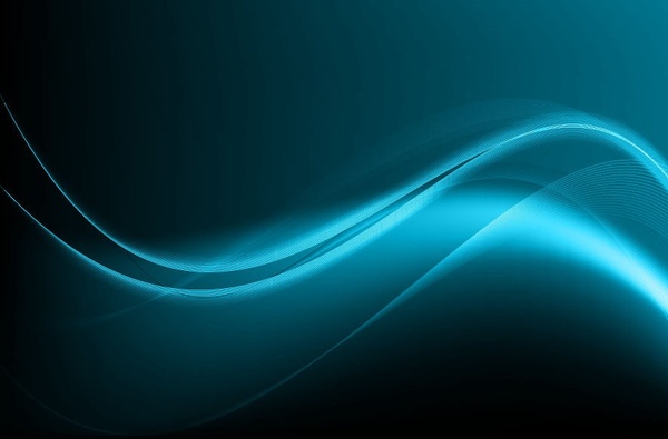 dark blue waves abstract background vector illustration