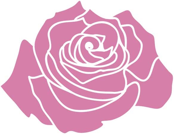 Dark pink rose Vectors graphic art designs in editable .ai .eps .svg ...