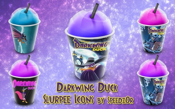 Darkwing Duck Slurpee Icons icons pack