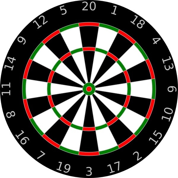 Dartboard clip art 