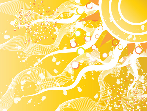 dazzle sunshine background vector