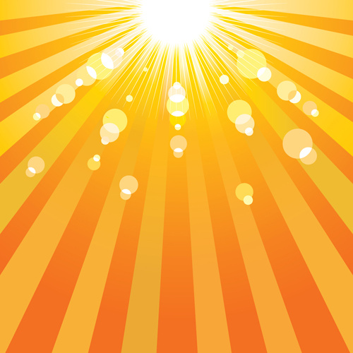 dazzle sunshine background vector