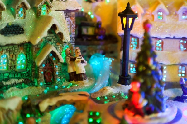 decoration christmas town