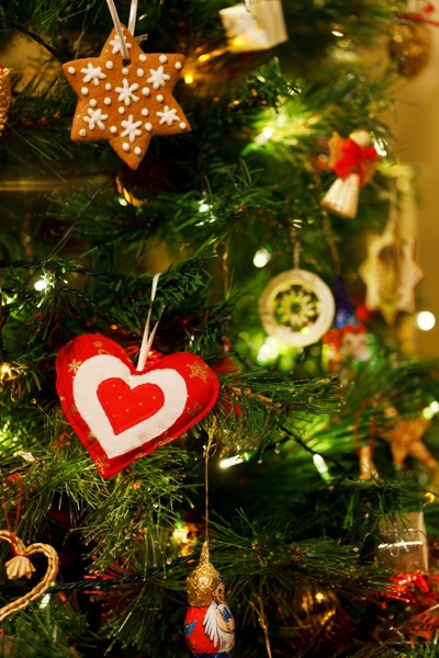 decoration on a christmas tree