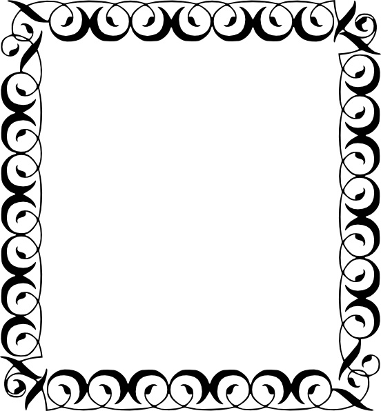 Decorative Border Clip Art Free Vector In Open Office