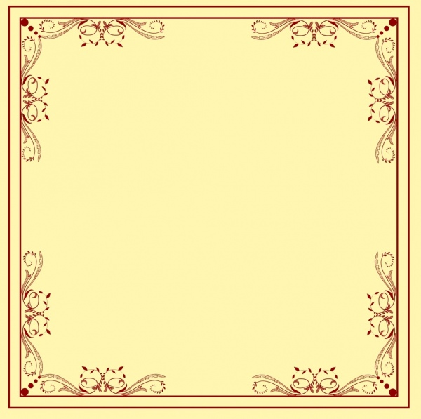 decorative border template classical symmetric repeating design