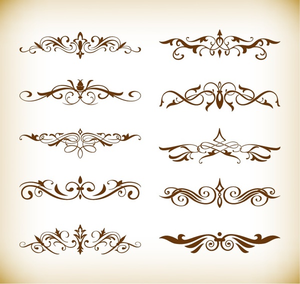 decorative elements vector set for your design