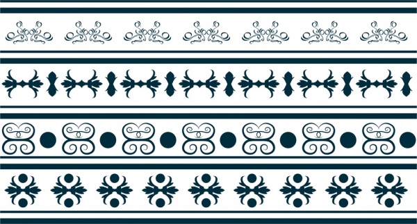 decorative pattern design repeating style classical curves decoration