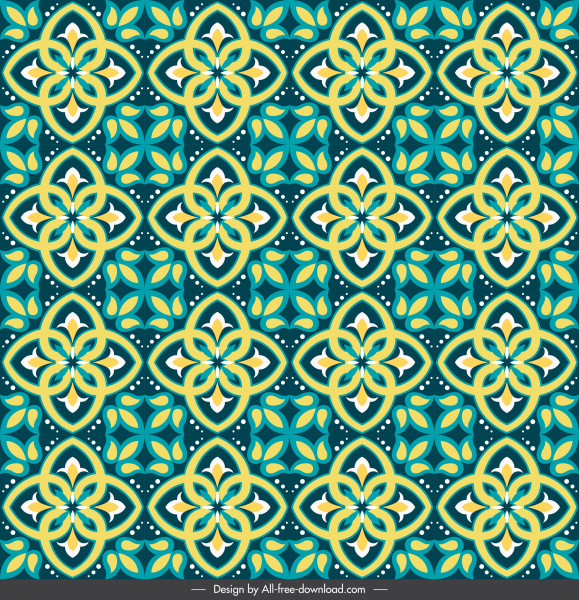 decorative pattern modern repeating symmetrical design