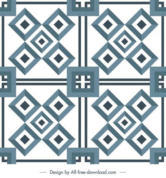 decorative pattern template symmetric design classic geometric decor 