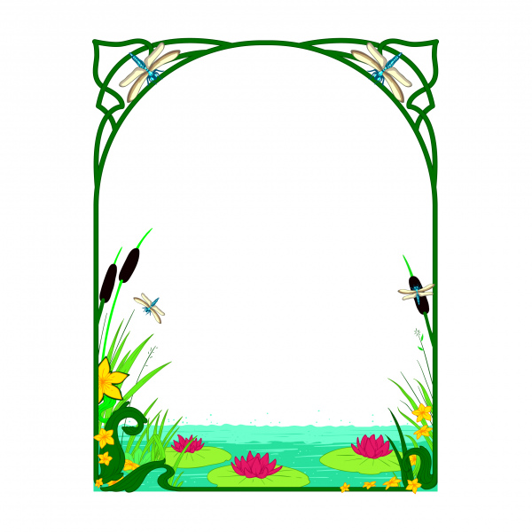 decorative pond frame