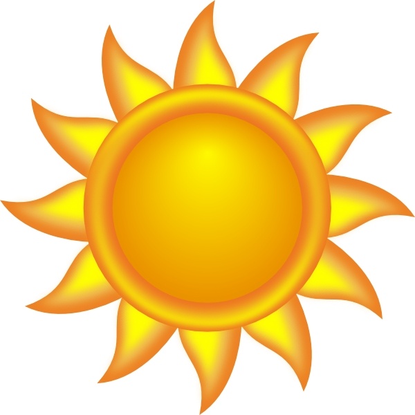 Decorative Sun clip art