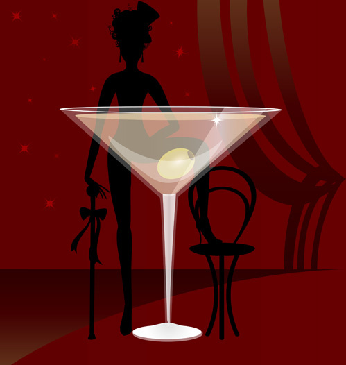 Vector martini glass cocktail free vector download (2,712 Free vector