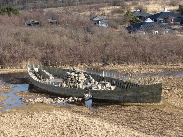 denmark viking style boat