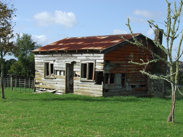 derelict shed house