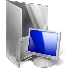 Desktop computer folder