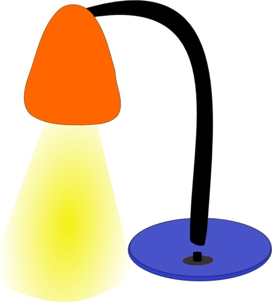 Desktop Lamp clip art