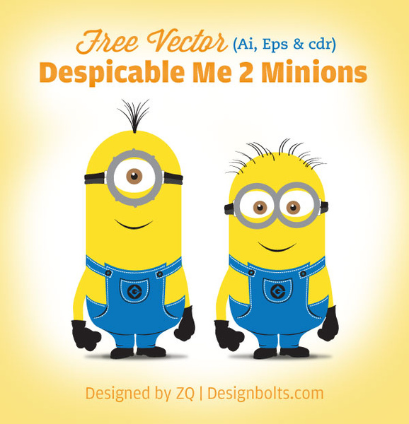 Download Minion Free Vector Download 3 Free Vector For Commercial Use Format Ai Eps Cdr Svg Vector Illustration Graphic Art Design