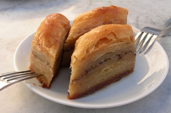 dessert baklava puff pastry