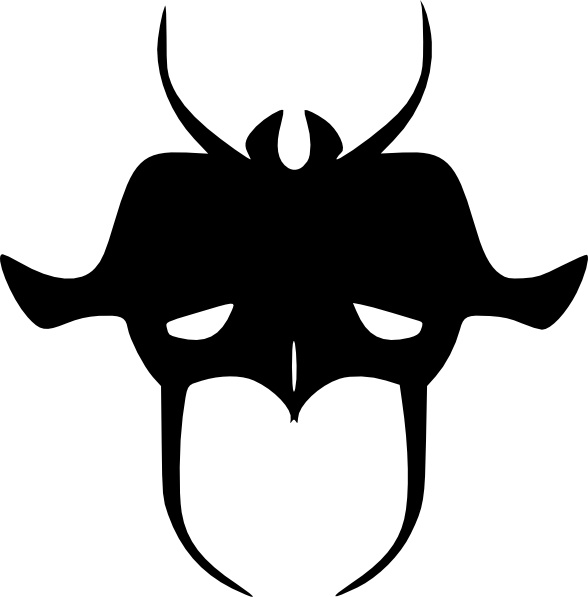 Devilish Mask clip art