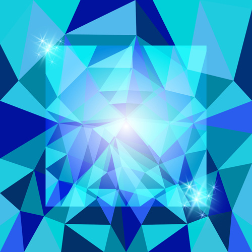 Diamond geometric shapes background vector Vectors graphic art designs