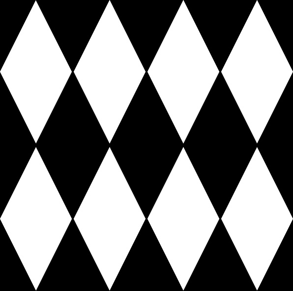 Diamond Harlequin 1 Pattern clip art