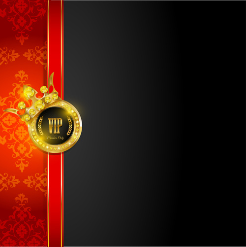 diamond vip luxury background vector