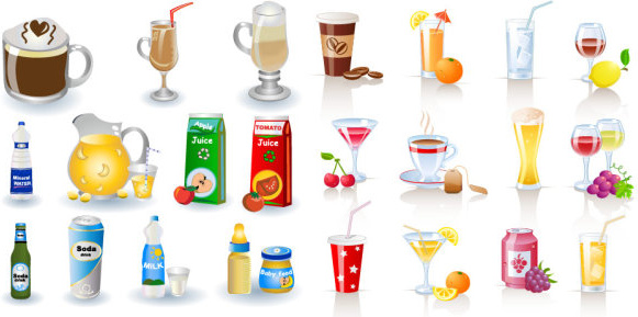 different beverage elements