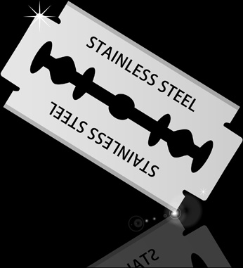 different blades design elements vector set