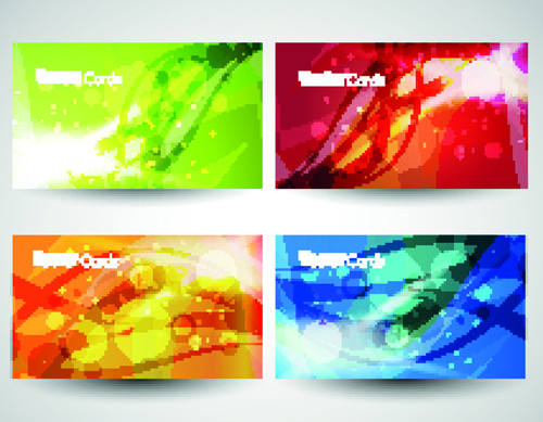 different business cards design vector graphics 