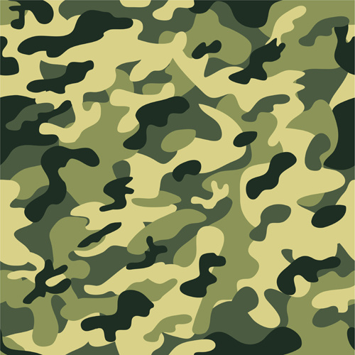 Different camouflage pattern design vector set Vectors graphic art ...