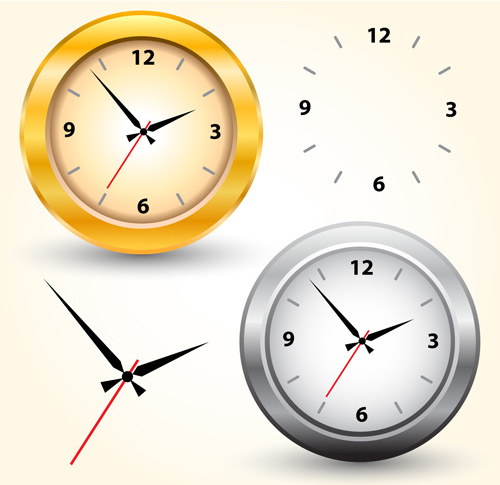 different clock design vector