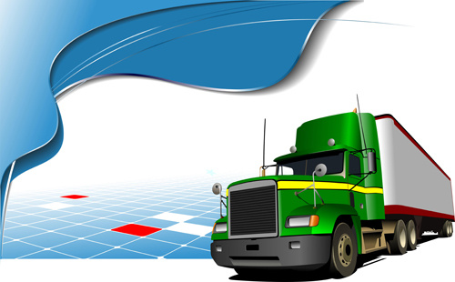 different of trucks vector illustration