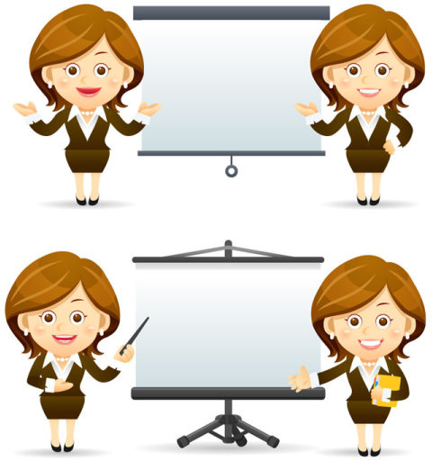different profession people vector set