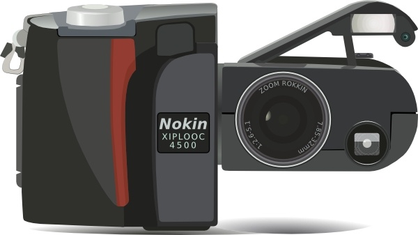 Digital Camera Nikon Coolpix clip art
