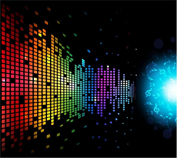 Digital Music Background