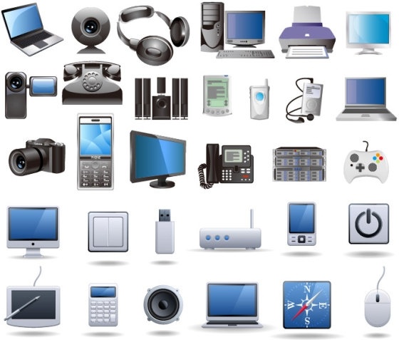 digital technology products icon vector
