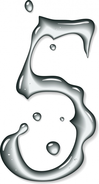 water drops background modern shiny grey deformed design