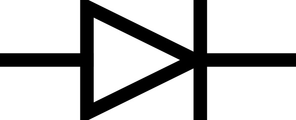 Diode Symbol clip art