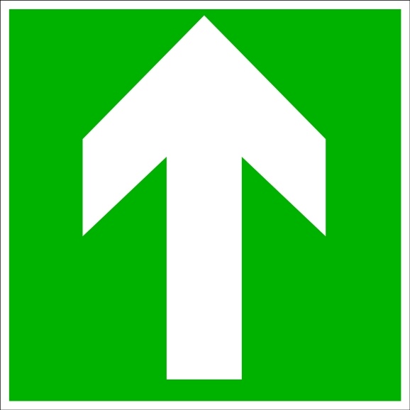 Directional Sign Continue Straight clip art