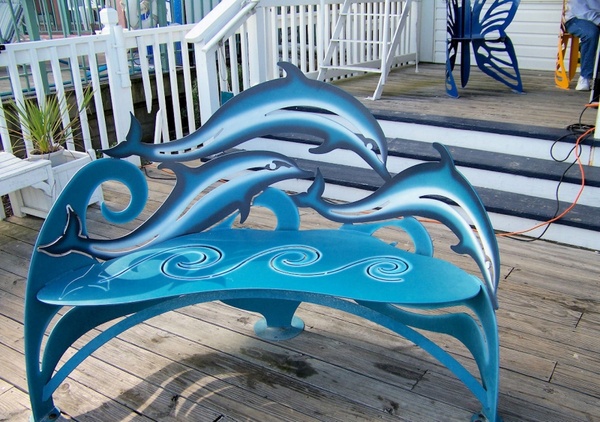 dolphin bench